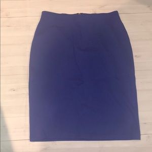 Philosophy blue pencil skirt